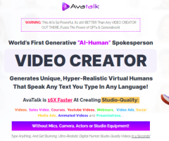 AvaTalk - Generative AI Video Creator - 1