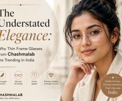 The Understated Elegance: Why Thin Frame Glasses from Chashmalab are Trending in India