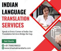 Indian Language Translation Services in India | Bhasha Bharati Arts