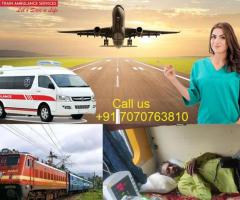 Tridev Air Ambulance Service in Delhi - Deliver the Patient with Great Facilities