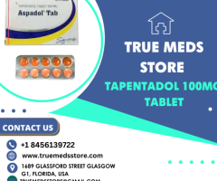 True Meds Store In USA: Tapentadol 100mg Tablet Buy Online - 1