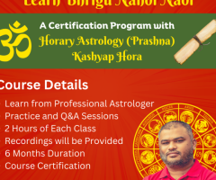 Learn Bhrigu Nandi Nadi in English with Horary Astrology (Prashna – Kashyap Hora) [Recorded Course] - 1