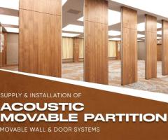 Acoustic Folding Partition - Acoustic Sliding Partitions - 1