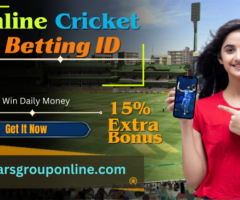 Best Online Cricket Betting ID Service  With 15% Welcome Bonus