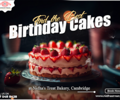 Find the Perfect Birthday Cake in Cambridge | Nidha's Treat - 1