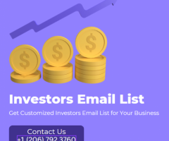 Buy 100% Verified Investors Email List