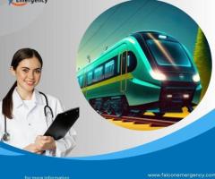 Take Amazing Falcon Emergency Train Ambulance Service in Patna with Hi-Tech ICU Features - 1