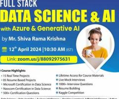 Best Full Stack Data Science and AI Online Training