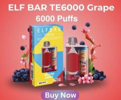 Buy ELF BAR TE6000 Grape