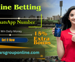 Grab your Online Betting Whatsapp Number with 15% Welcome Bonus - 1