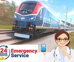 Get Falcon Emergency Train Ambulance Service in Guwahati for Modern Ventilator Features - 1