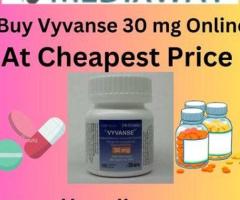 Buy Vyvanse 30 mg Online At Cheapest Price