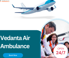 Hire Vedanta Air Ambulance Services in Bagdogra With Emergency Patient Transfer