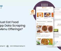 How Can Just Eat Food Delivery App Data Scraping Optimize Menu Offerings?