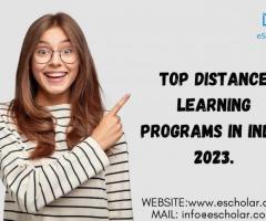 Top Distance Learning Programs in India 2023