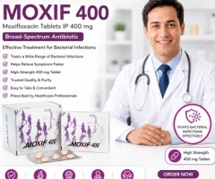 Moxif 400 mg (Moxifloxacin) | OnlineGenericMedicine