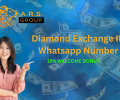 Your Premier Diamond Exchange ID WhatsApp Number 15% Welcome Bonus