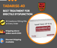 Buy Tadarise 40 Mg And Save 10% Instantly | FREE Shipping
