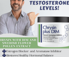 Boost Your Health with Chrysin with DIM and Swedish Flower Pollen Extract!