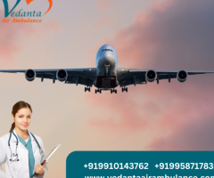 Book Vedanta Air Ambulance Services In Allahabad Fully Features Medical Flight