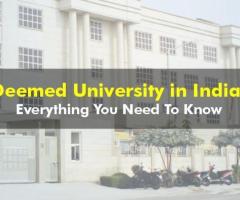 Top Deemed University in India Elevating Educational Standards