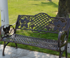 Modern garden bench