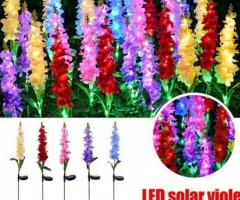 Solar LED Violet Lawn Light 2pcs/Set (5 colors)