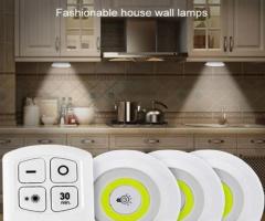 LED Super Bright Motion Detection Dimmable Nightlight 3pcs + Remote Control