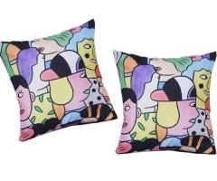 Malasart Printed Cushion (Pack of 1 Pc.) (Size: 14x14 inches)