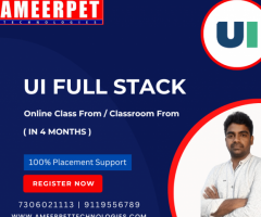 UI full stack developer course in Hyderabad