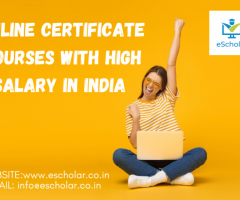 Online Certificate Courses With High Salary in India