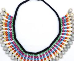 Buy Beautiful Vintage Handmade Clamshell Necklace in Udaipur - Aakarshans