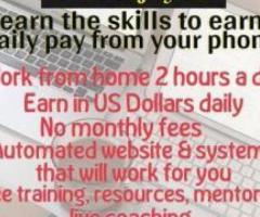 Work from home Earn in US Dollars daily
