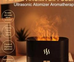2023 Flame Air Humidifier USB Aroma Diffuser 180ml
