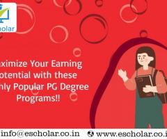 Maximize Your Earning Potential with these Highly Popular PG Degree Programs!!