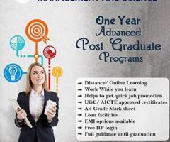 One Year Advanced Post Graduate Programs