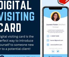 Find Quick and Easy Way to Create a Digital Visiting Card