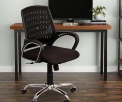 Buy Comfortable and Ergonomic Office Chairs Online - Woodenstreet - 1