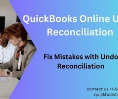 QuickBooks Online Undo Reconciliation: Get Control Back