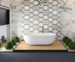 Paramont White Wall Tiles from Prisma Collection By Spenza Ceramics