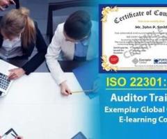 ISO 22301 Auditor Training Online