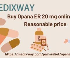 Buy Opana ER 20 mg online at  Reasonable price