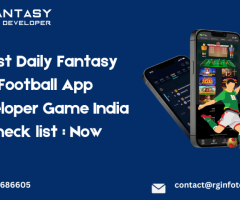 Best Daily Fantasy Football App Developer Game India Check list : Now