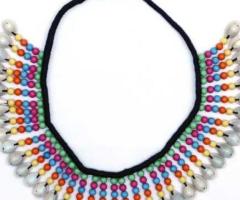 Buy Beautiful Vintage Handmade Clamshell Necklace in Jaipur - Aakarshans
