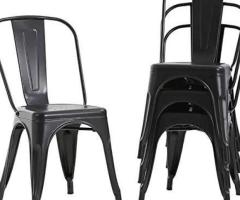 Elevate Your Space with Black Stacking Chairs