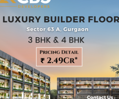 CBS Developers | Luxury Builder Floor in Gurgaon
