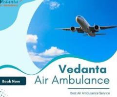 Select Vedanta Air Ambulance Services In Allahabad With ICU Setup