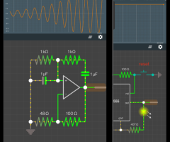 Design, simulate and learn electronics with VoltSim realtime circuit simulator