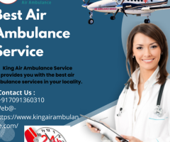 Best Medical Air Ambulance Service in Delhi by King