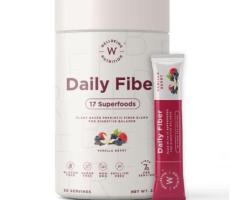 Wellbeing Nutrition Daily Fiber Vanilla Berry Flavour 240gm